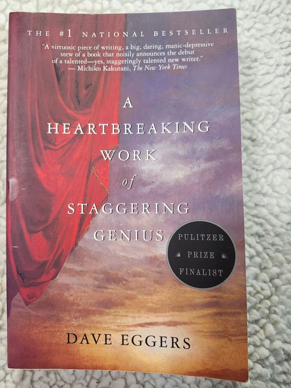 Dave Eggers A Heartbreaking Work of Staggering Genius Vintage Paperback 2001